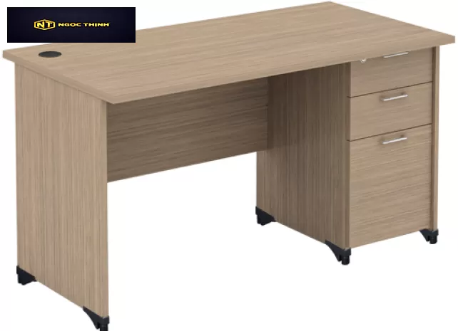 Bàn làm việc gỗ công nghiệp Melamine AT140HL3D